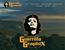 Tablet Screenshot of guerrillagraphix.com